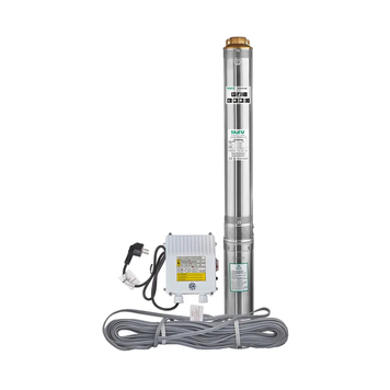 Насос свердловинний відцентровий Taifu 4STM 8/9+35M +пульт Н=57м, Q=10,8м3, P=1100Вт, каб.35м, 1,5" (TF3399) TF3399 фото